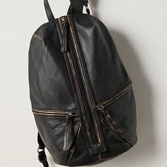 FREE PEOPLE West End Backpack In Black NWT - Picture 1 of 9